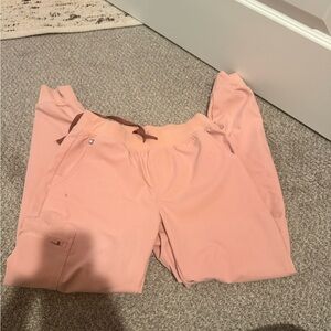 Figs Blush Pink joggers